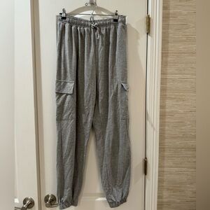 Light gray sweat pants